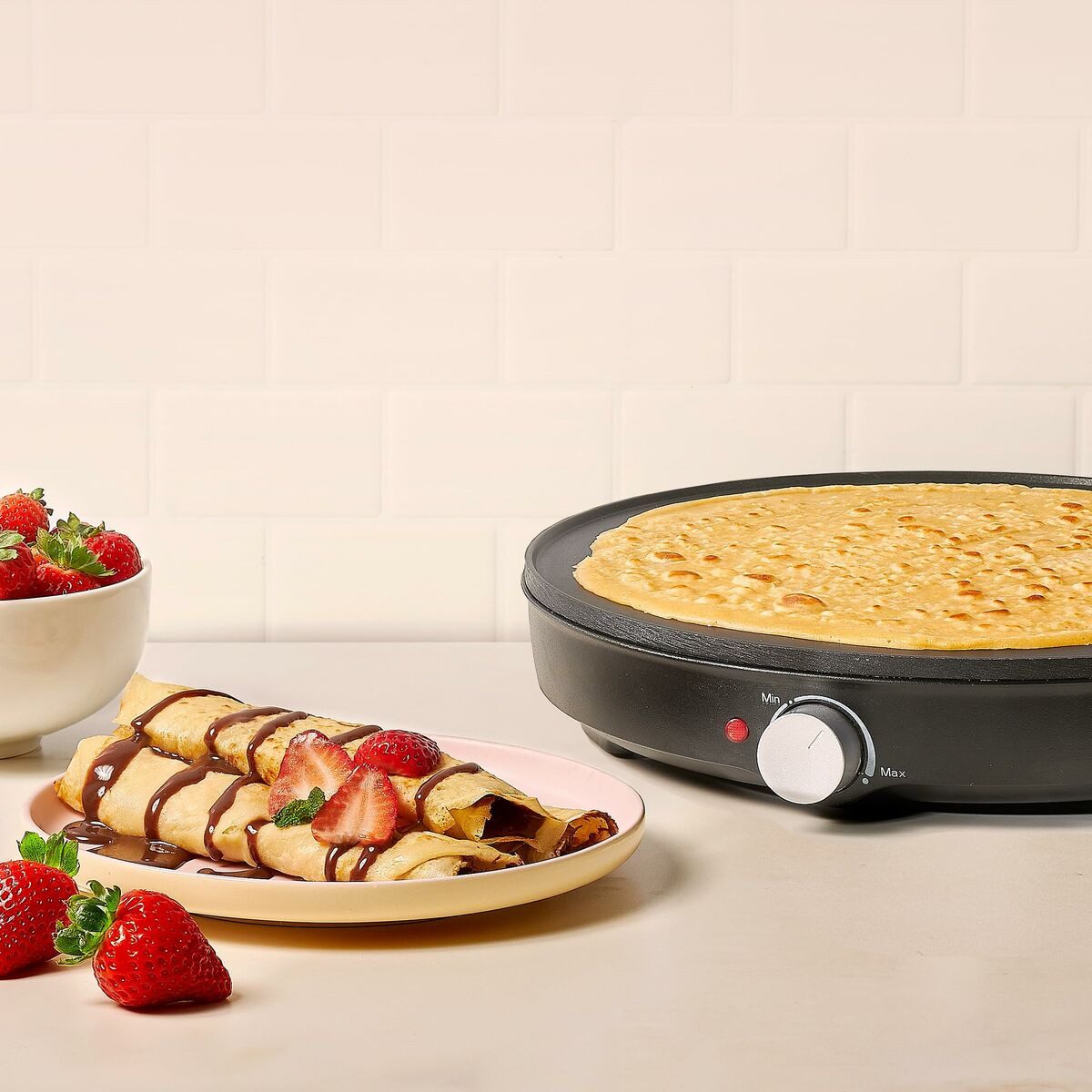 Raclette und Fondue-Set Crêpes-Maker UFESA 73408014 Schwarz