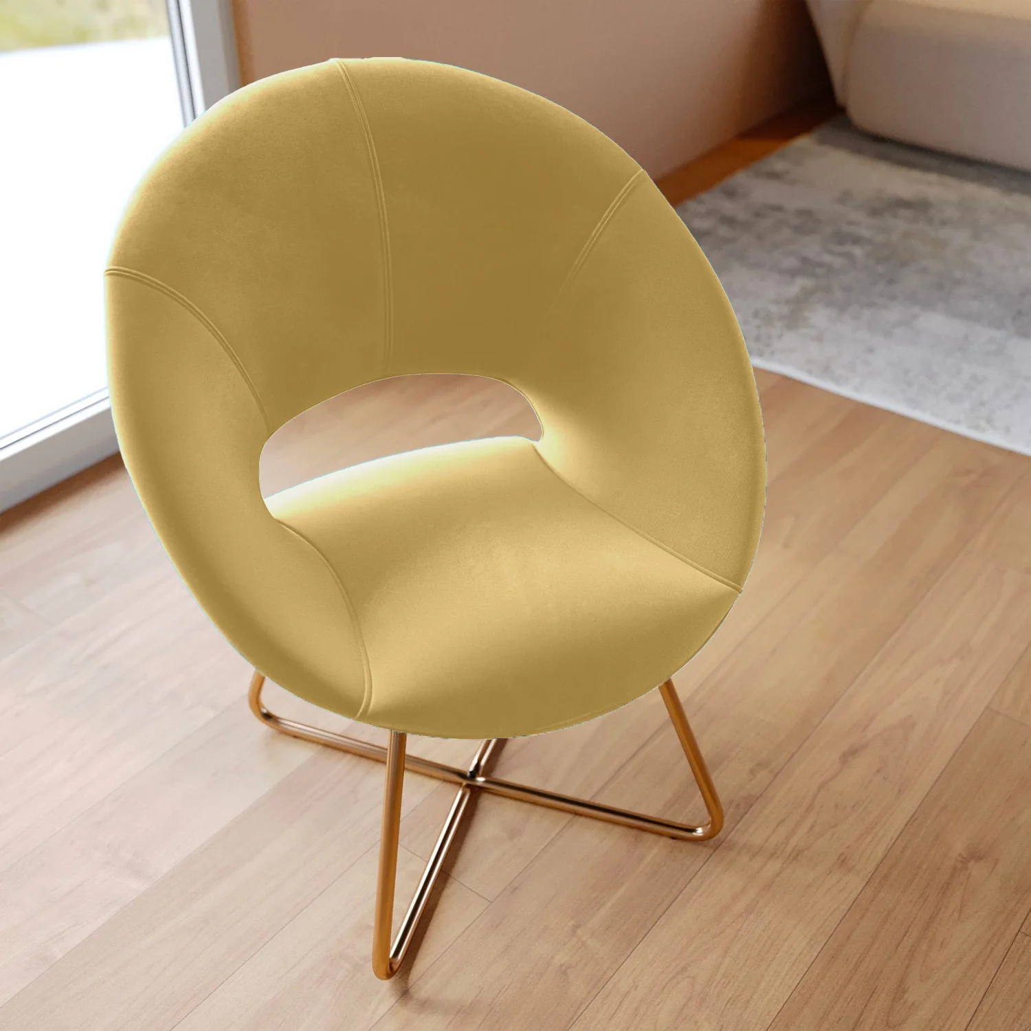 Poltroncina London Sabbia Velvet