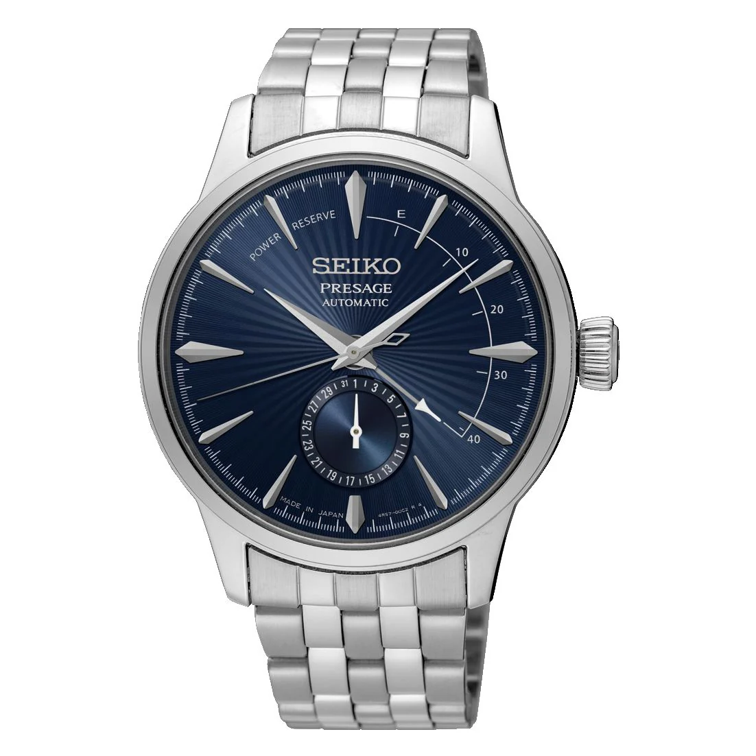 Orologio Seiko Presage SSA347J1 riserva di carica blue