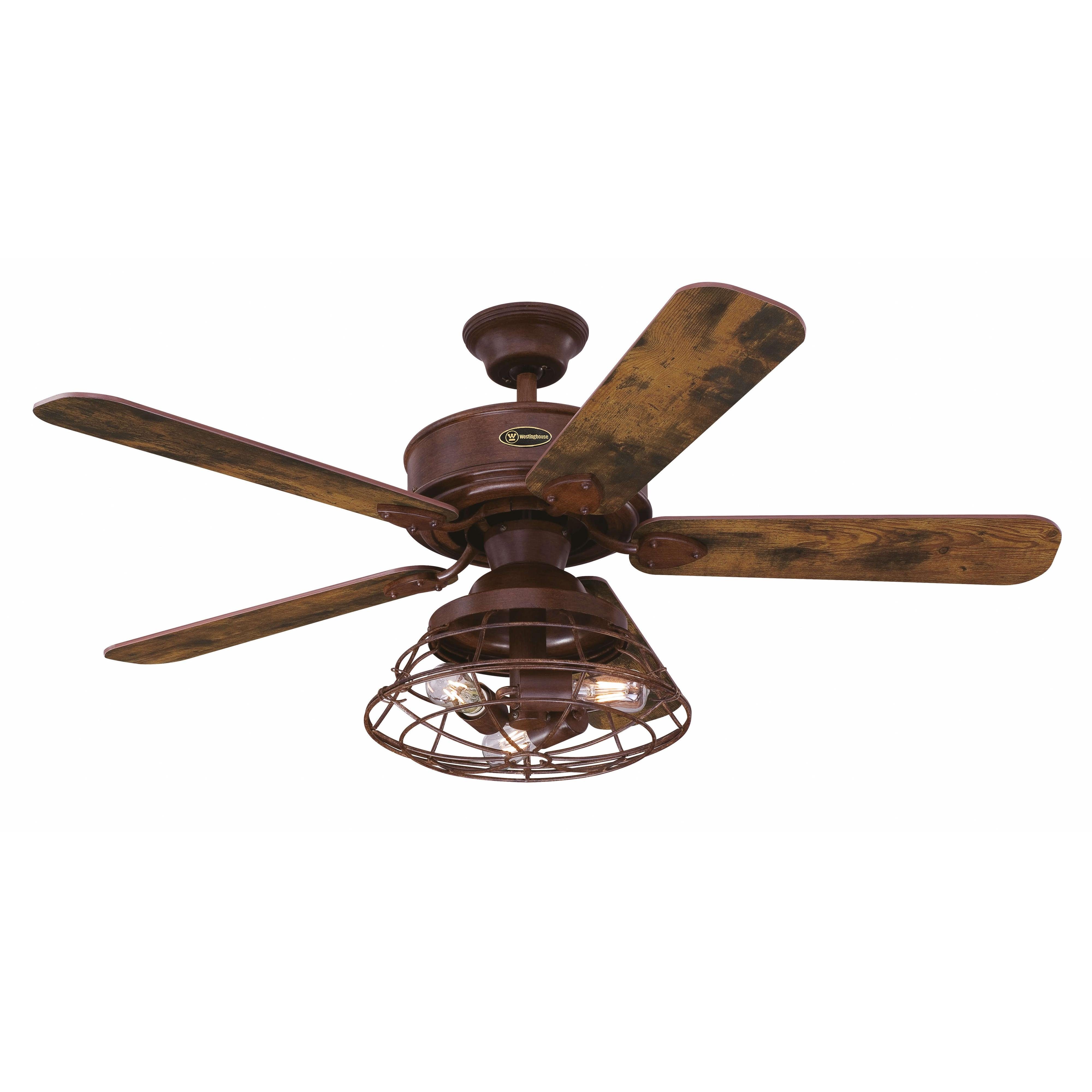 Deckenventilator Deckenventilator Barnett Braun 122 cm mit LED Leuchte