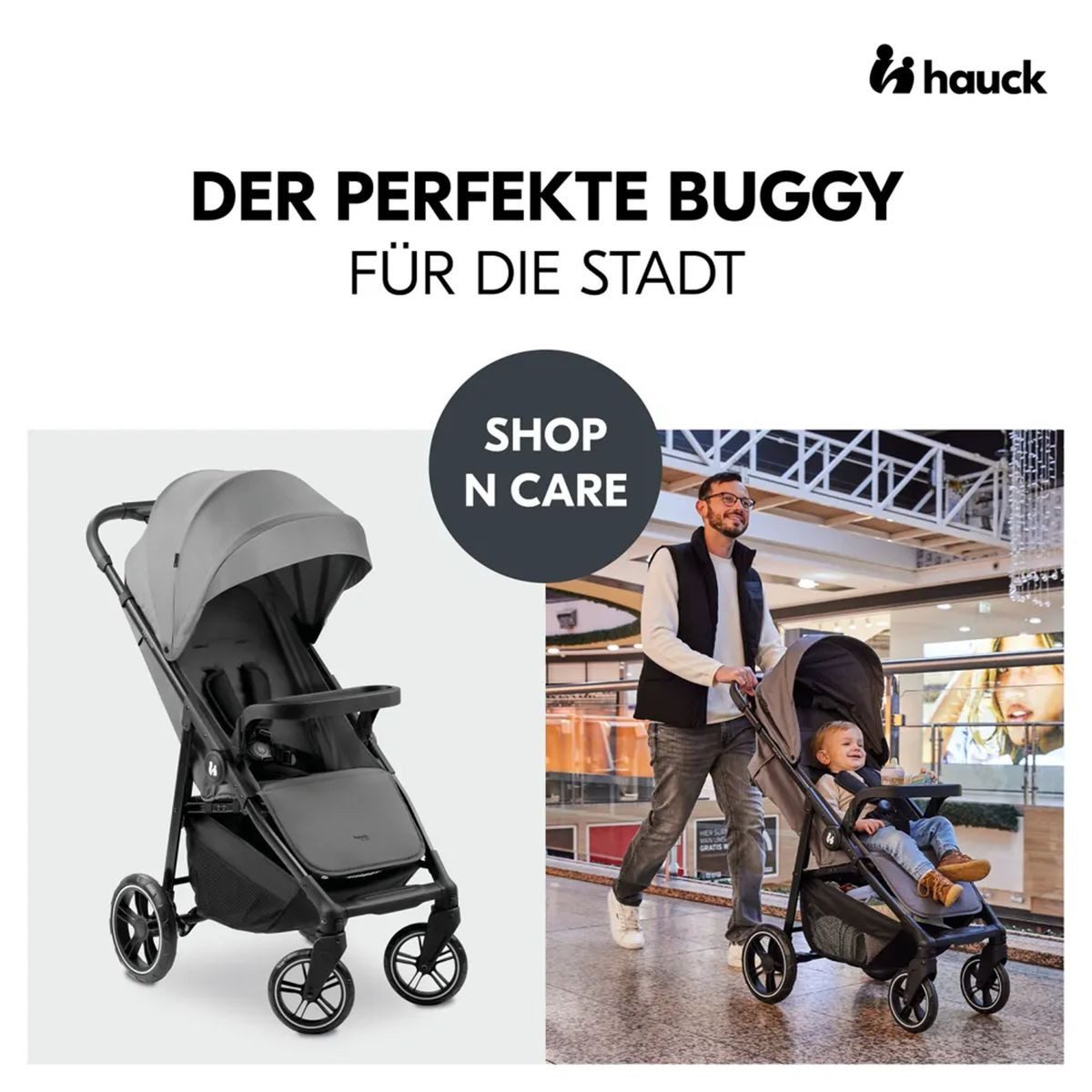 Kinder-Buggy Shop N Care - Grey