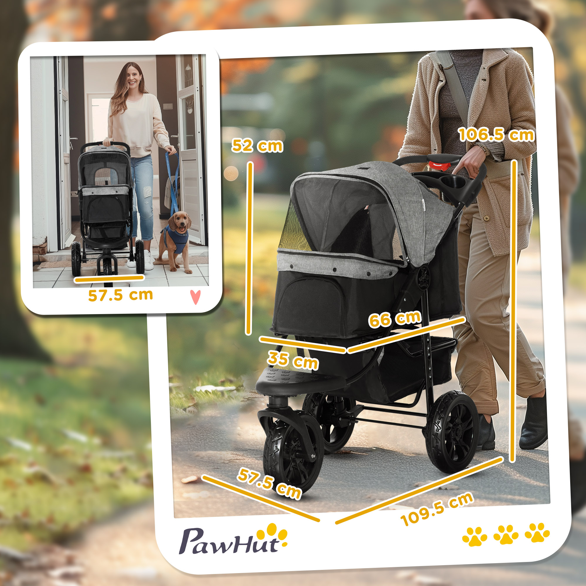 huisdierentrolley hondenbuggy hondenkar