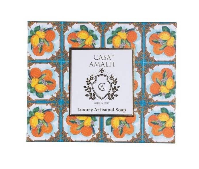 Summer in Sorrento �C Luxury Soap & Ceramic Dish Gift Set