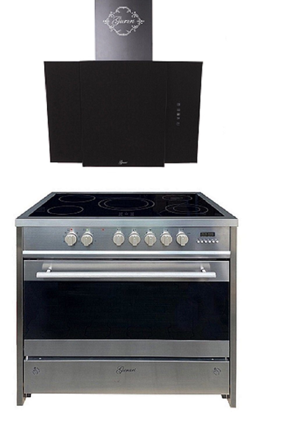 Elektro-Standherd GCH E 912 X+GCH S 171 90 BL Prime