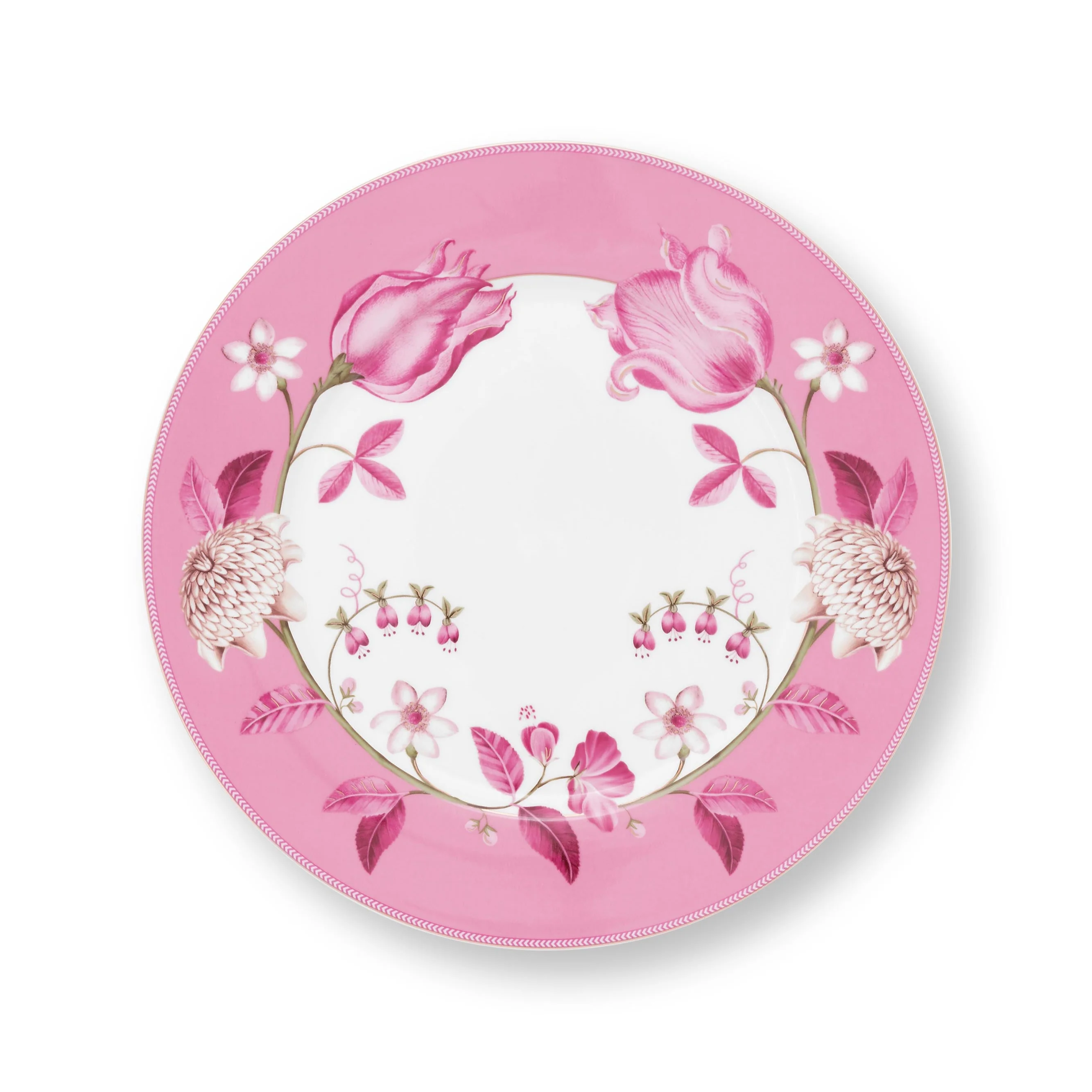 Plate Jolie Tulip Pink �C 32cm | Porcelain Tableware