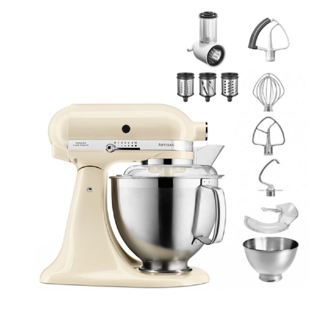 Küchenmaschine KitchenAid 4,8 L 5KSM185 Artisan Küchenmaschine Beginnerset