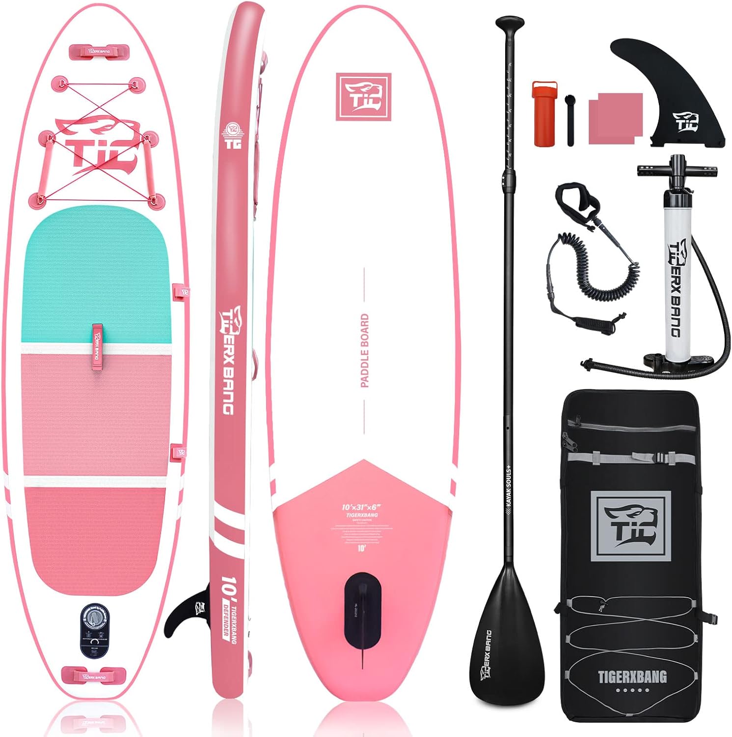 Stand Up Paddle Boards 10'6'' x 32'' x 6''丨10' x 31'' x 6'' with Premium SUP Board Accessories, Inflatable Paddle Boards for Adults/Kids Stand Up PaddleBoarding