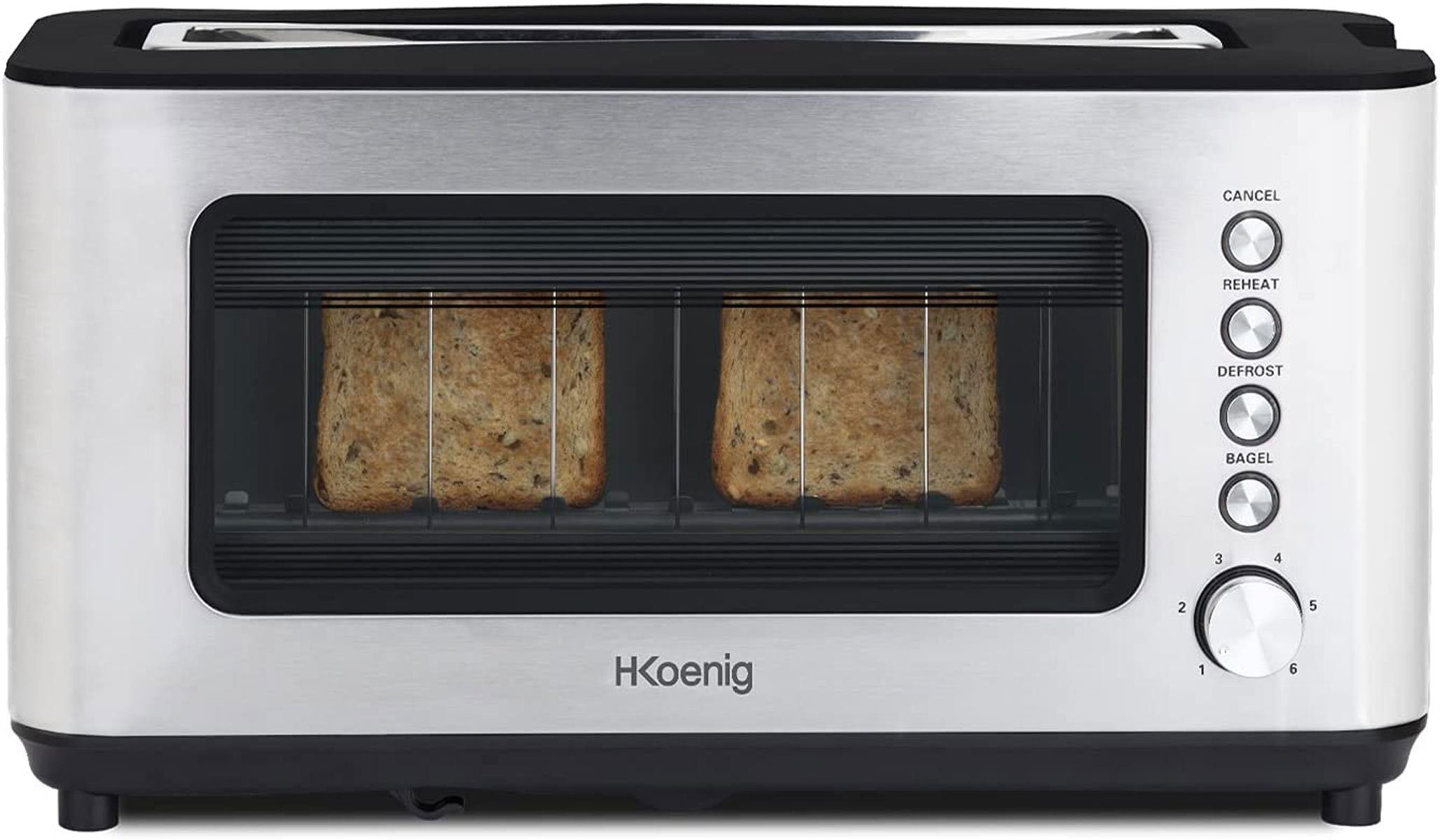 Toaster VIEW7 Toaster mit Schaufenster