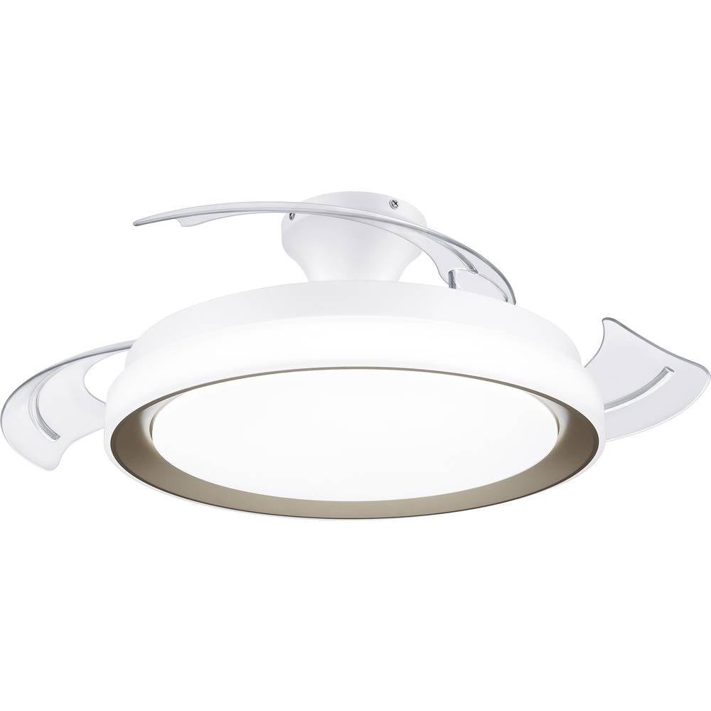 Deckenventilator LED DC-Deckenl Ventilator 28W+35W gold