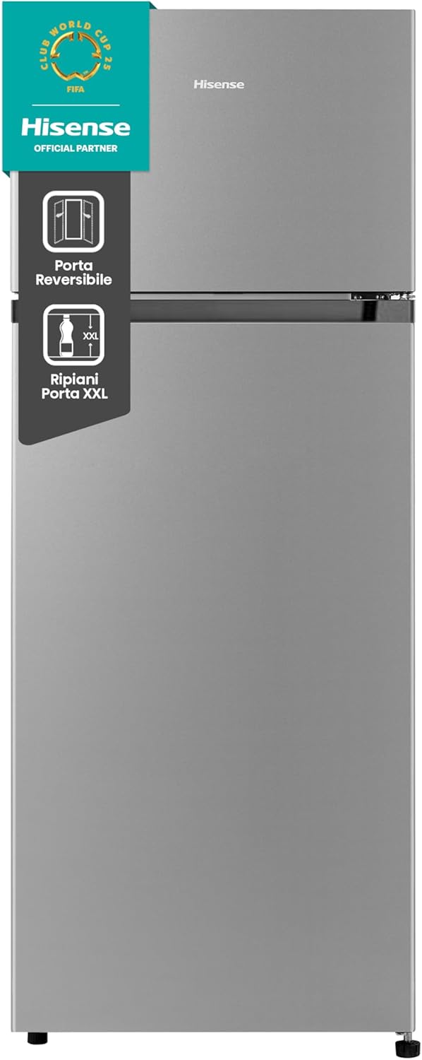 Hisense MTM55205E Freestanding Double Door Refrigerator Model 2023, 206 L, White