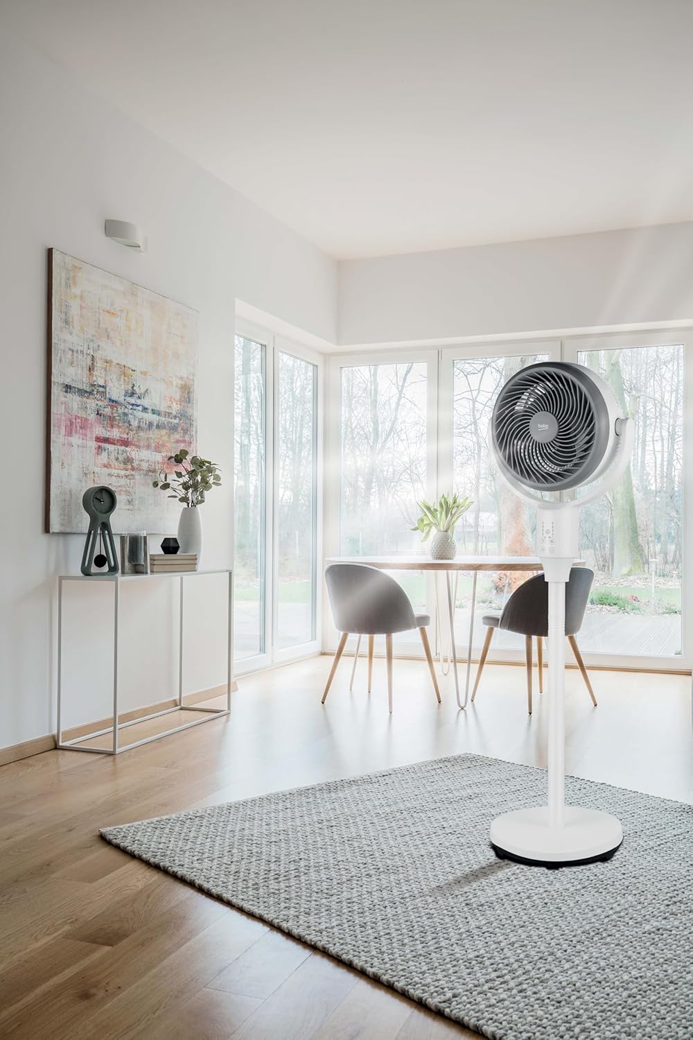 Beko - EFS5100B - Pedestal Fan, 45 W, 3 Speed, Adjustable Height and Tilt - Black, 45.2 x 40 x 135 cm