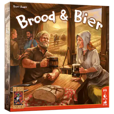 Brood & Bier bordspel �C strategisch spel voor 2
