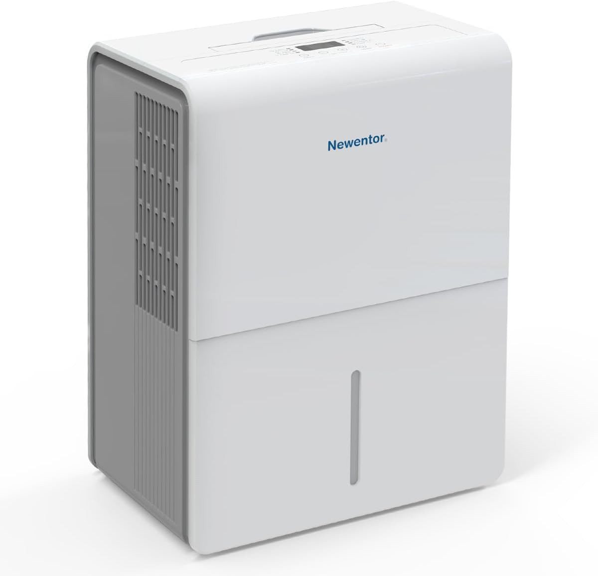 Luftentfeuchter 45dB, für Keller bis 80m²/215m³, mit Ablaufschlauch (1m)