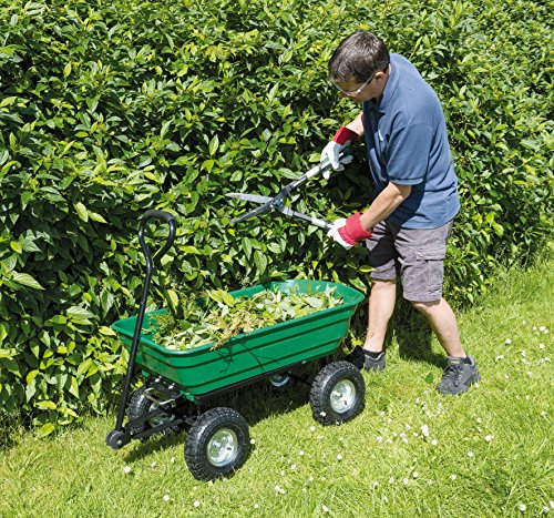 Draper Carrello da Giardino Resistente, Carrello con Maniglia da Traino, Carrello da Giardino con Ruote con carico di 200 kg | 58553 : Amazon.it: Giardino e giardinaggio