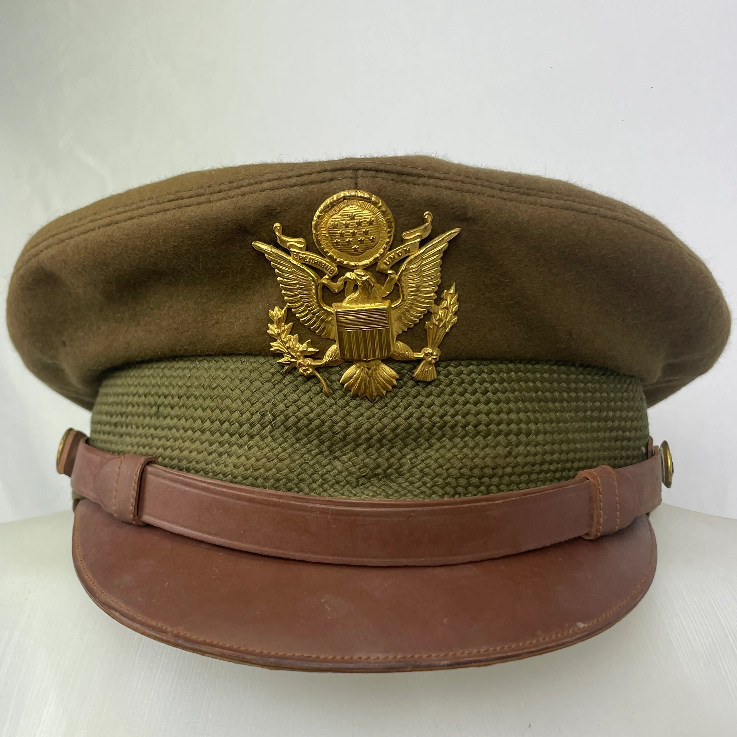 US Army Air Corps Officer��s Winter Visor Cap. WW2