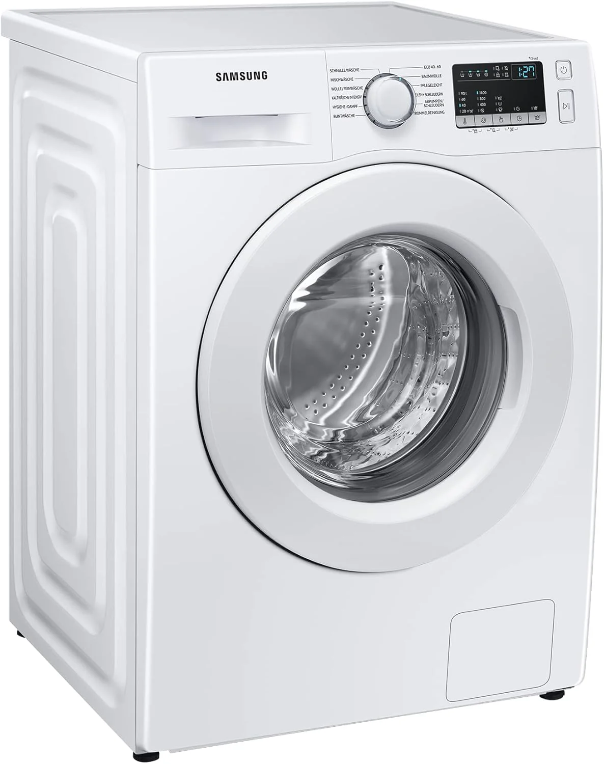 Samsung WW90T4048EE/EG Waschmaschine, 9 kg, 1400 U/min, Ecobubble, Hygiene-Dampfprogramm, FleckenIntensiv-Funktion, Digital Inverter Motor, Wei?