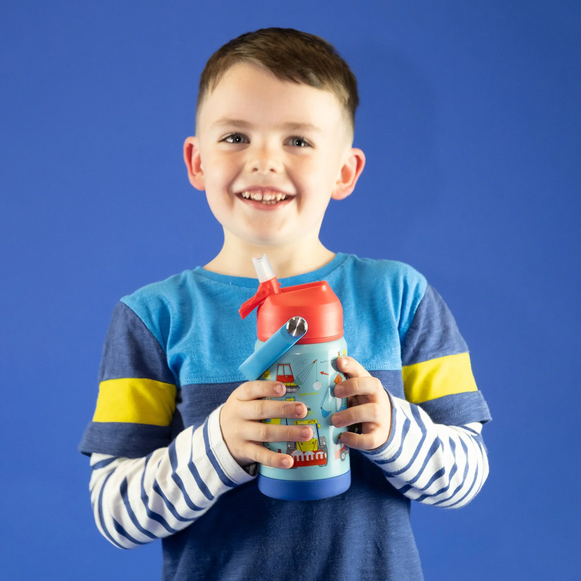 Floss & Rock Construction Water Bottle