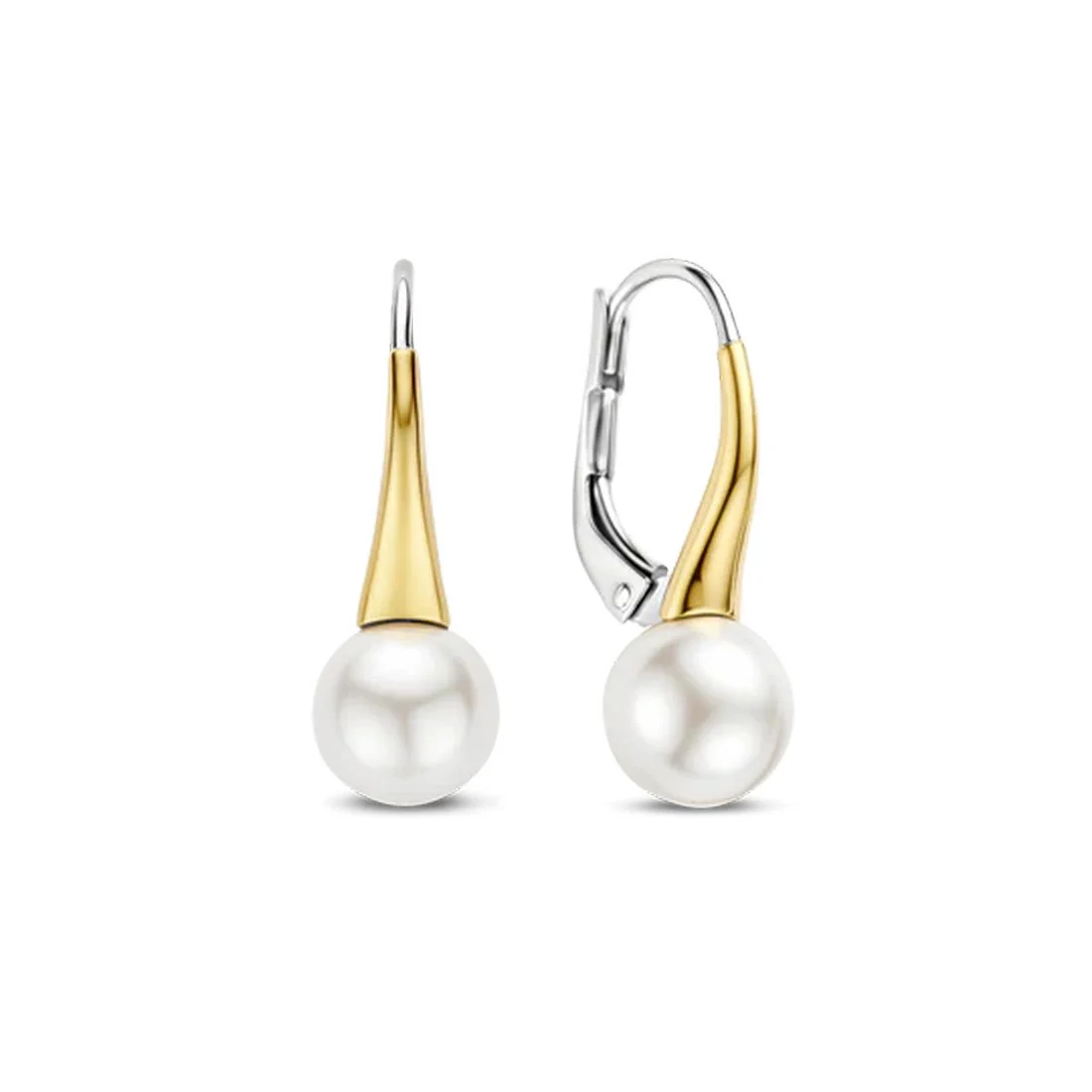 Orecchini Ti Sento Milano in argento dorato con perla 78062YP