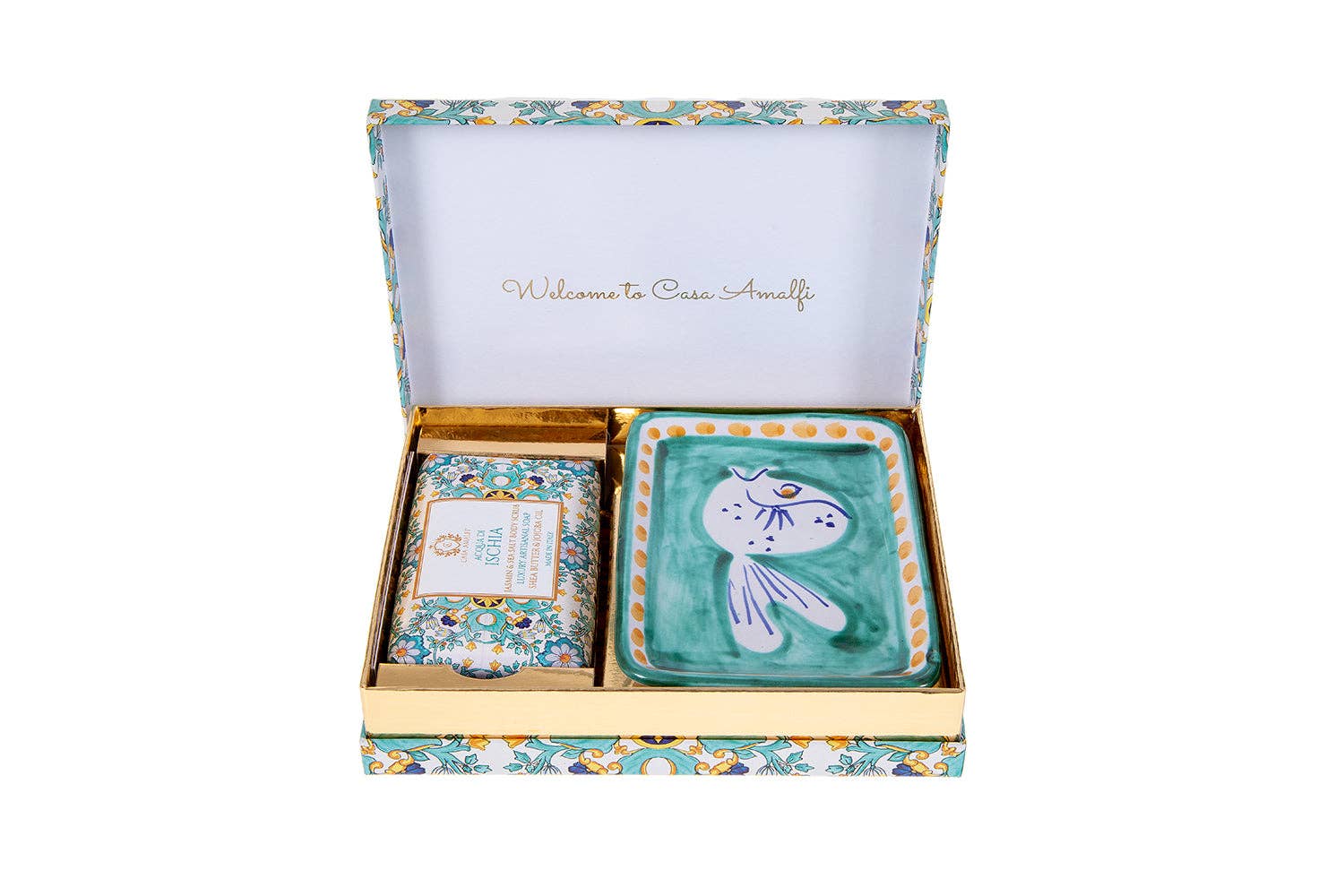 Acqua di Ischia �C Jasmine & Sea Salt Luxury Soap Gift Set