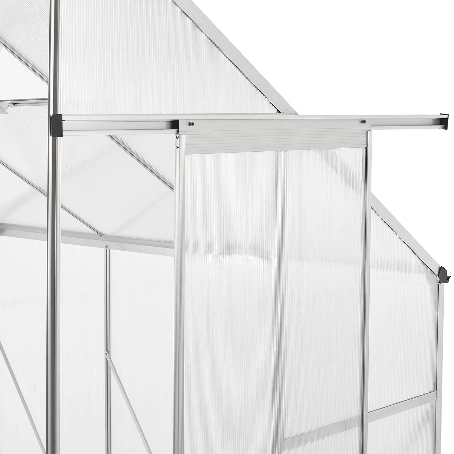 2025 Aluminium kas met fundering