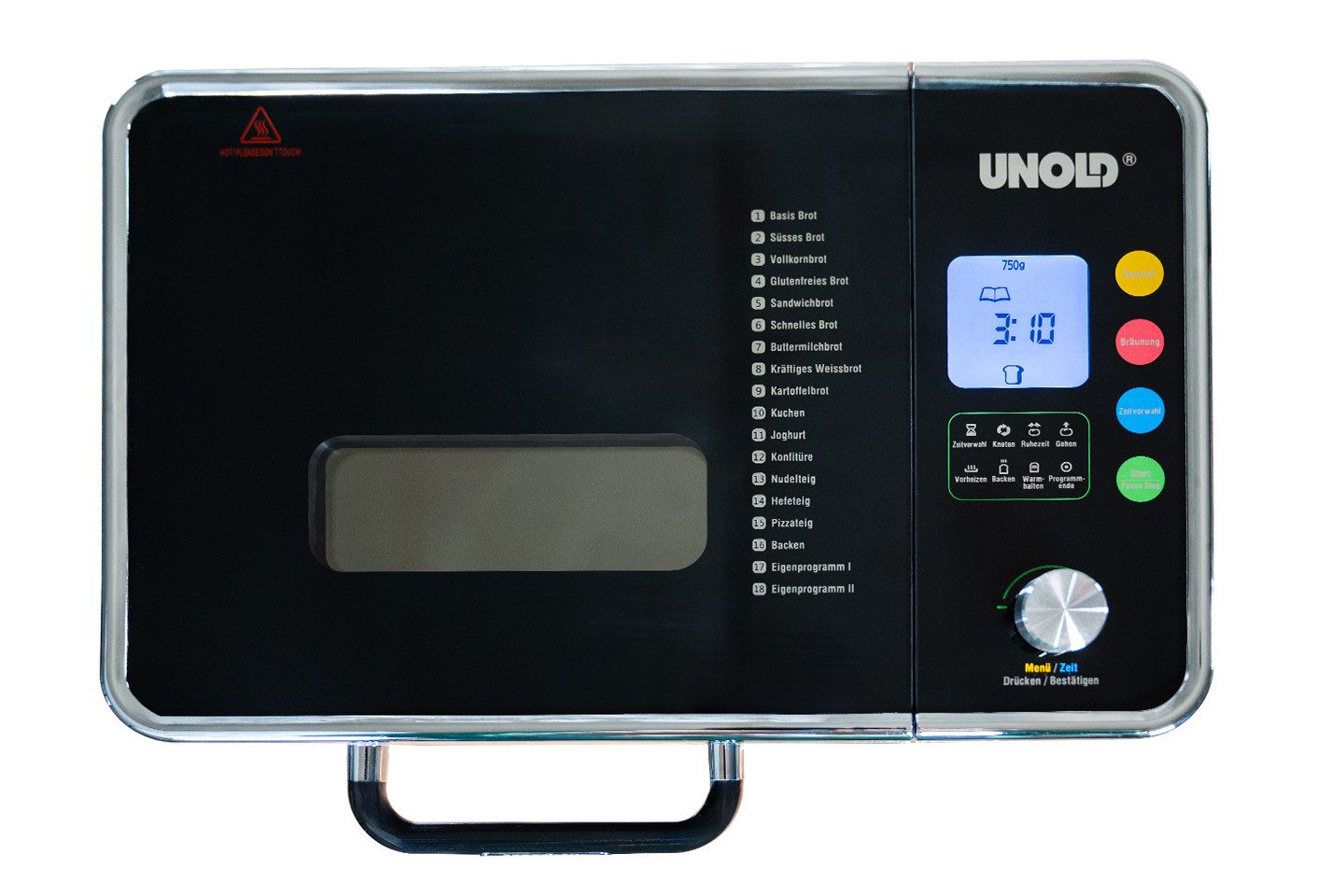 Brotbackautomat BackProfi Nussspender inkl. Rezeptheft 68476