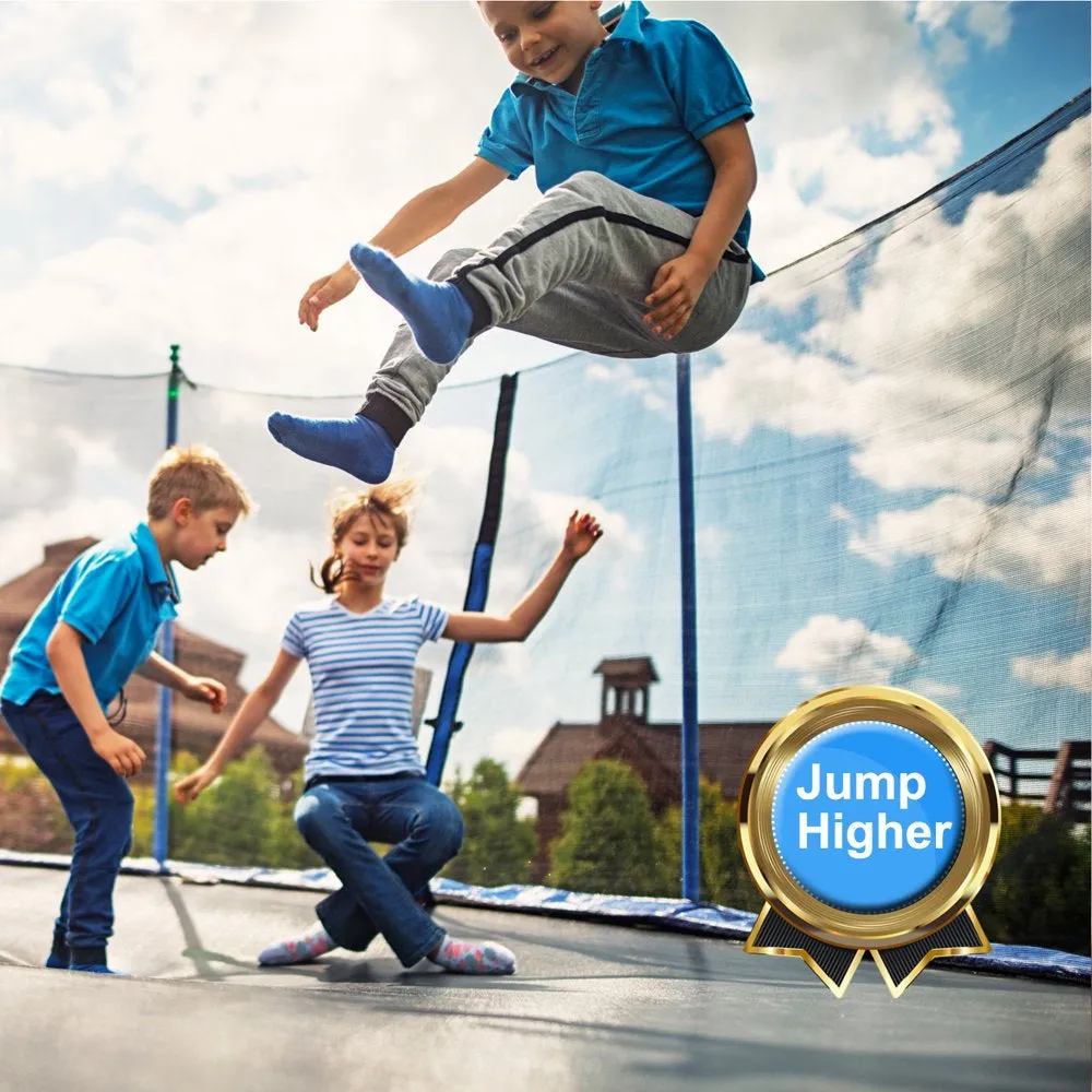 SEGMART 10Ft Trampoline for Kids with Basketball Hoop and Enclosure Net/Ladder