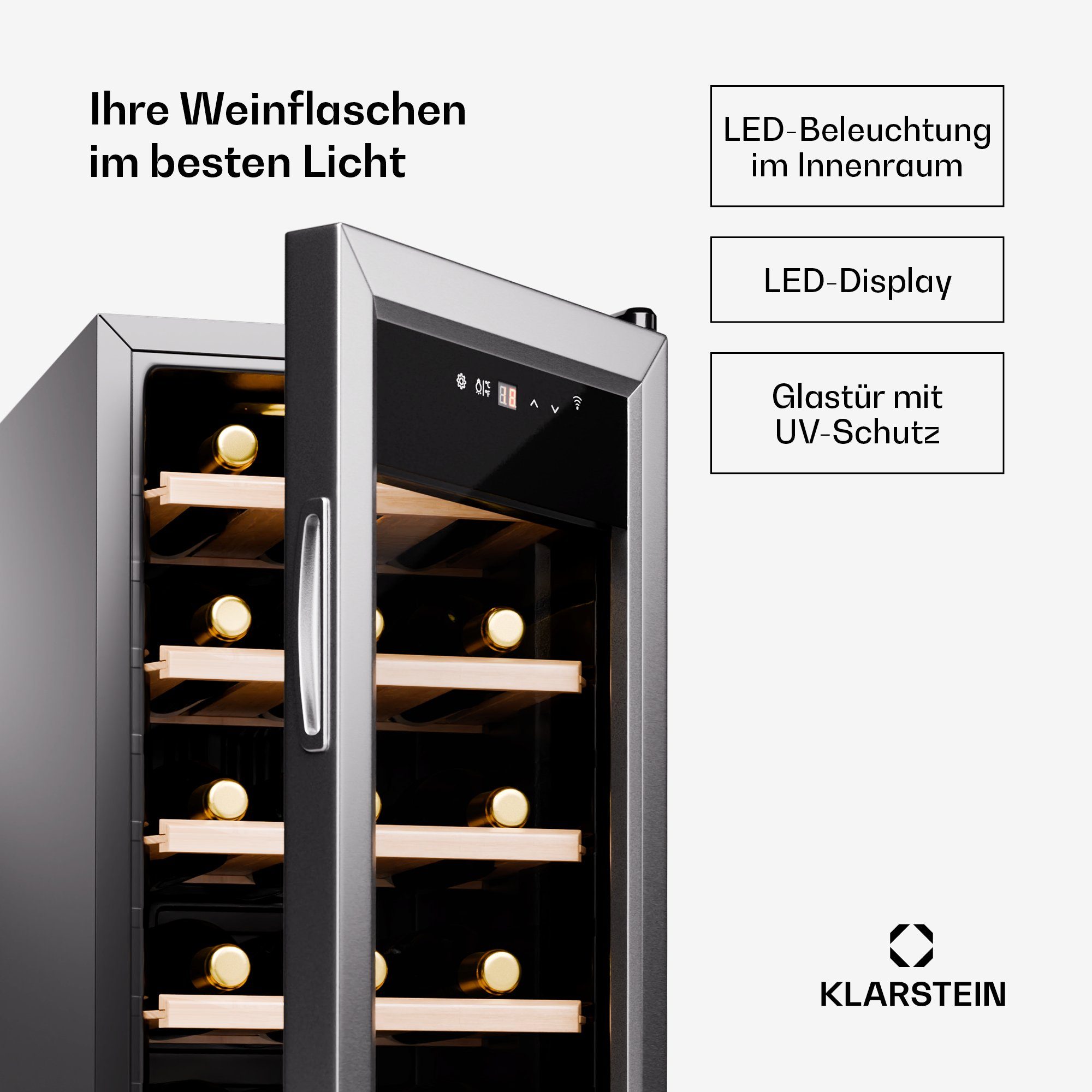 Weinkühlschrank Shiraz Premium Smart 18 SS