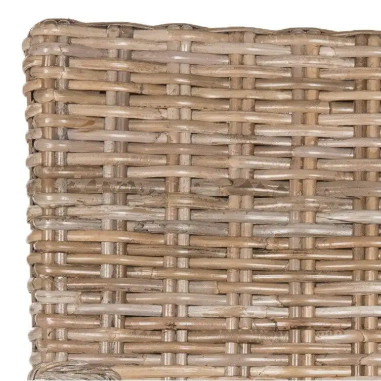 SAFAVIEH Alearda Natural Dining Chair (Set of 2) - 23 x 24.4 x 34 - 23Wx24Dx34H