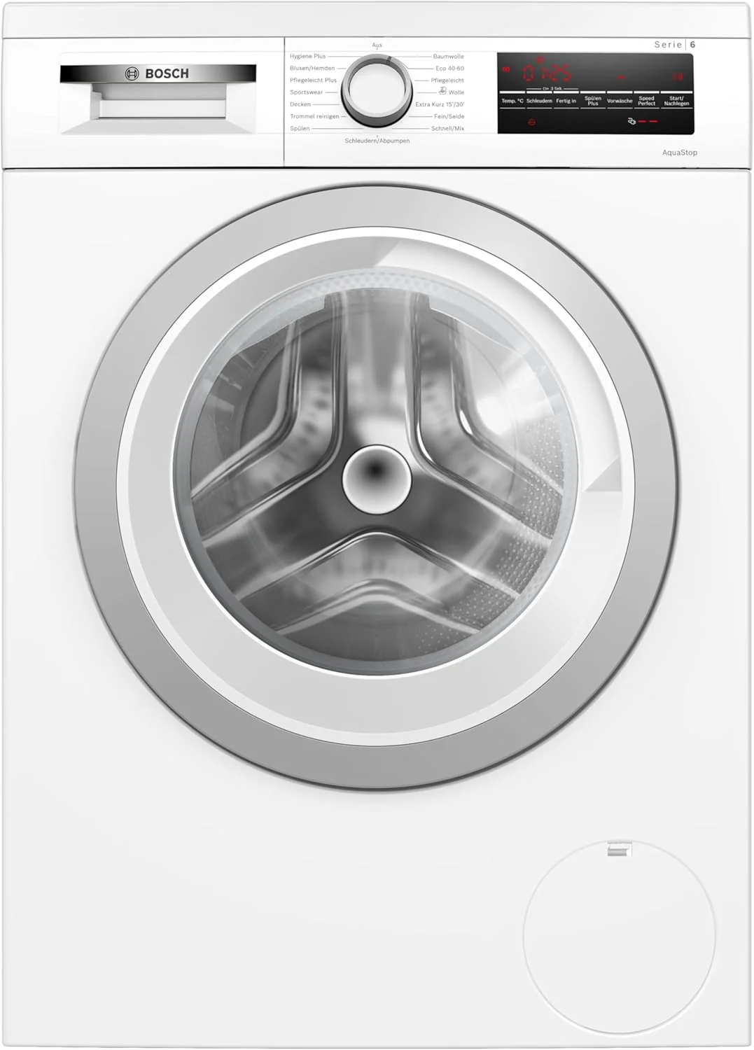 BOSCH WAN28127 Wasmachine Serie 4, voorlader met 8kg inhoud, 1400 tpm, Iron Assist, Active Water Plus, EcoSilence Drive, Speed Perfect, Wit, 60cm