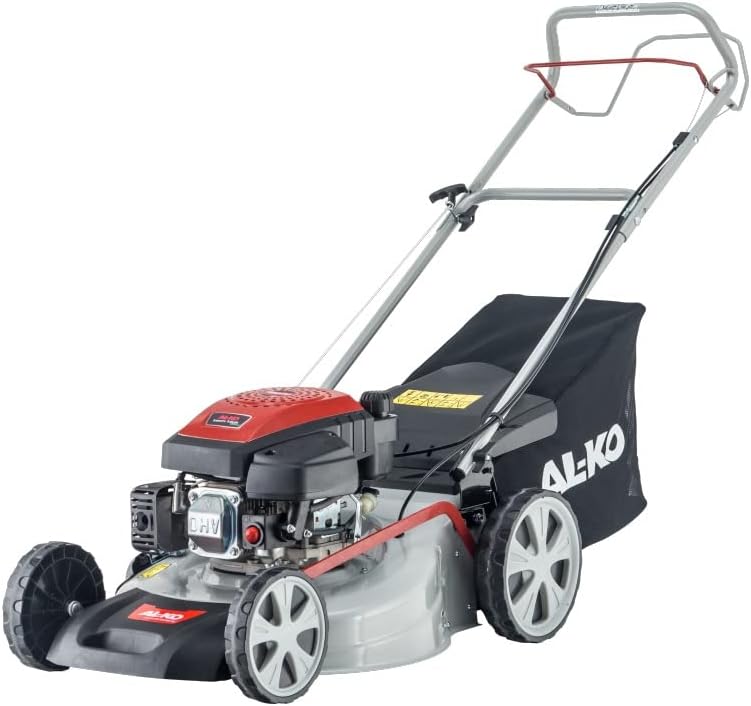 AL-KO - Tosaerba a scoppio semovente - 160cc OHV, taglio 51cm.Taglio,Raccolta,Mulching,Scarico Laterale. Alzo Centralizzato. Cesto 60l tela. Ideale 1.800mq.