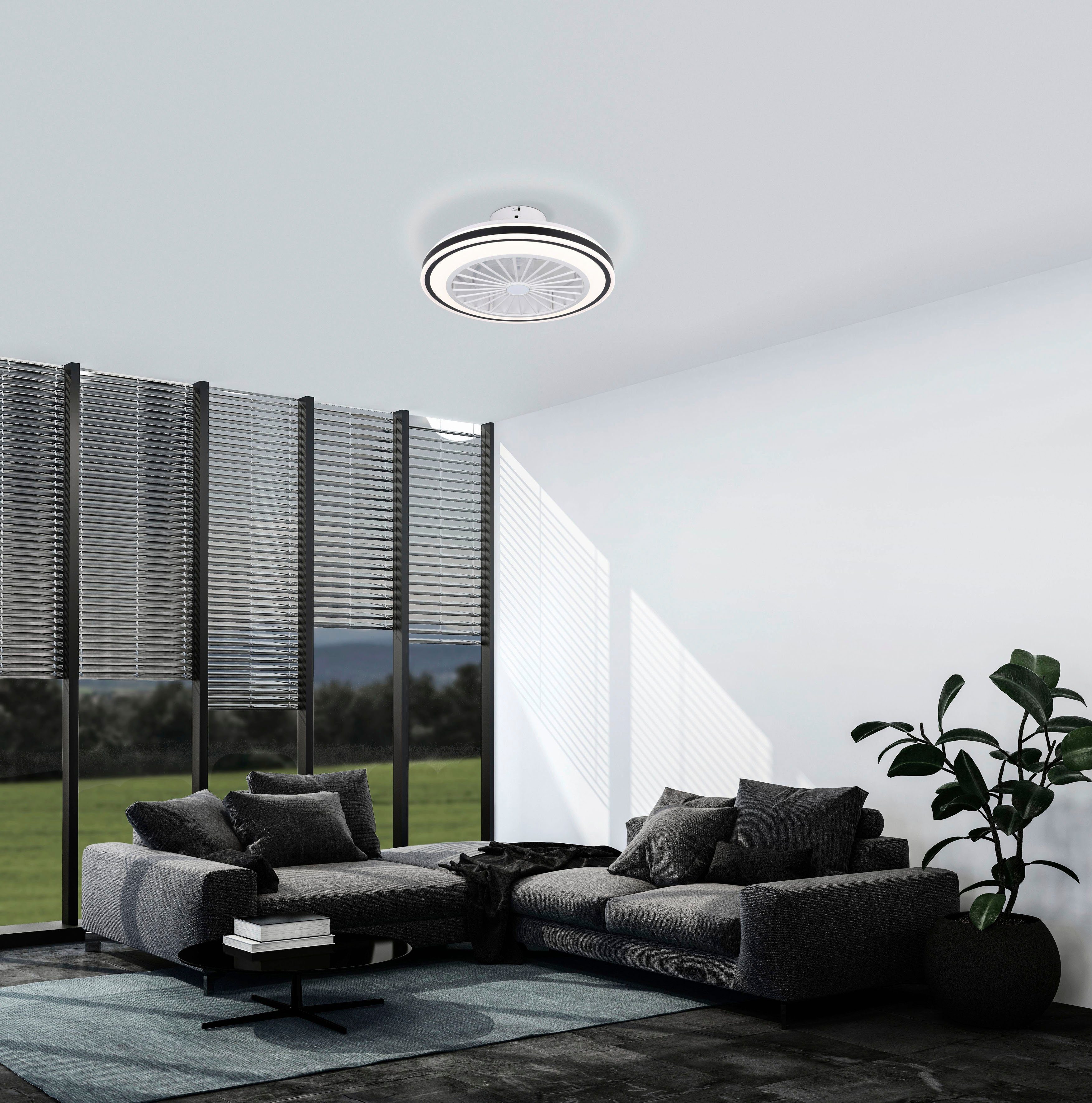 LED Deckenleuchte ALMERIA Deckenventilator