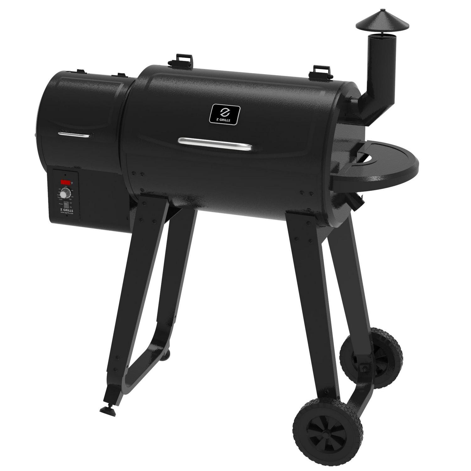 Z GRILLS ZPG 450A3 Wood Pellet Grill & Smoker, 8 in 1 BBQ, Black, 2022 Model, Digital Control, 459 sq. in. Cooking Area