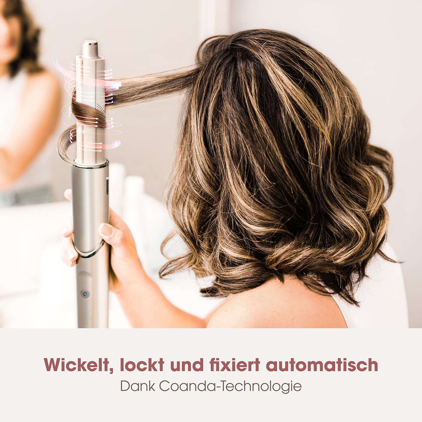 Shark FlexStyle 5-in-1 Luftstyler & Haartrockner, Auto-Wrap-Lockenaufsatz, Paddle-Bürste, Ovalbürste, Konzentrator, Diffusor, Aufbewahrungskoffer, Keine Hitzeschäden, Schwarz/Roségold, HD440EU