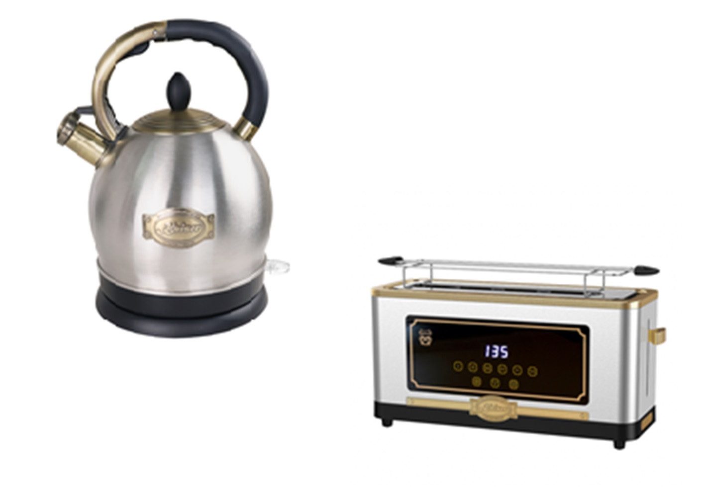 Wasserkocher Kontroll LED WK 2000 R +T 4000 R Retro-Toaster