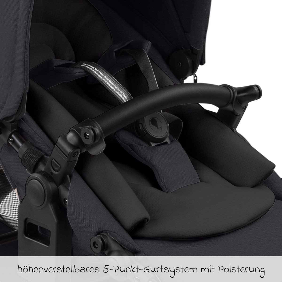 Geschwisterwagen Zoom - Pure - Coal