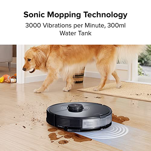 roborock S7 Robot Vacuum and Mop Combo, 2500PA Suction & Sonic Mopping, Robotic Vacuum Cleaner with Multi Level Mapping, Mop Floors and Vacuum Carpets in One Clean, Perfect for Pet Hair