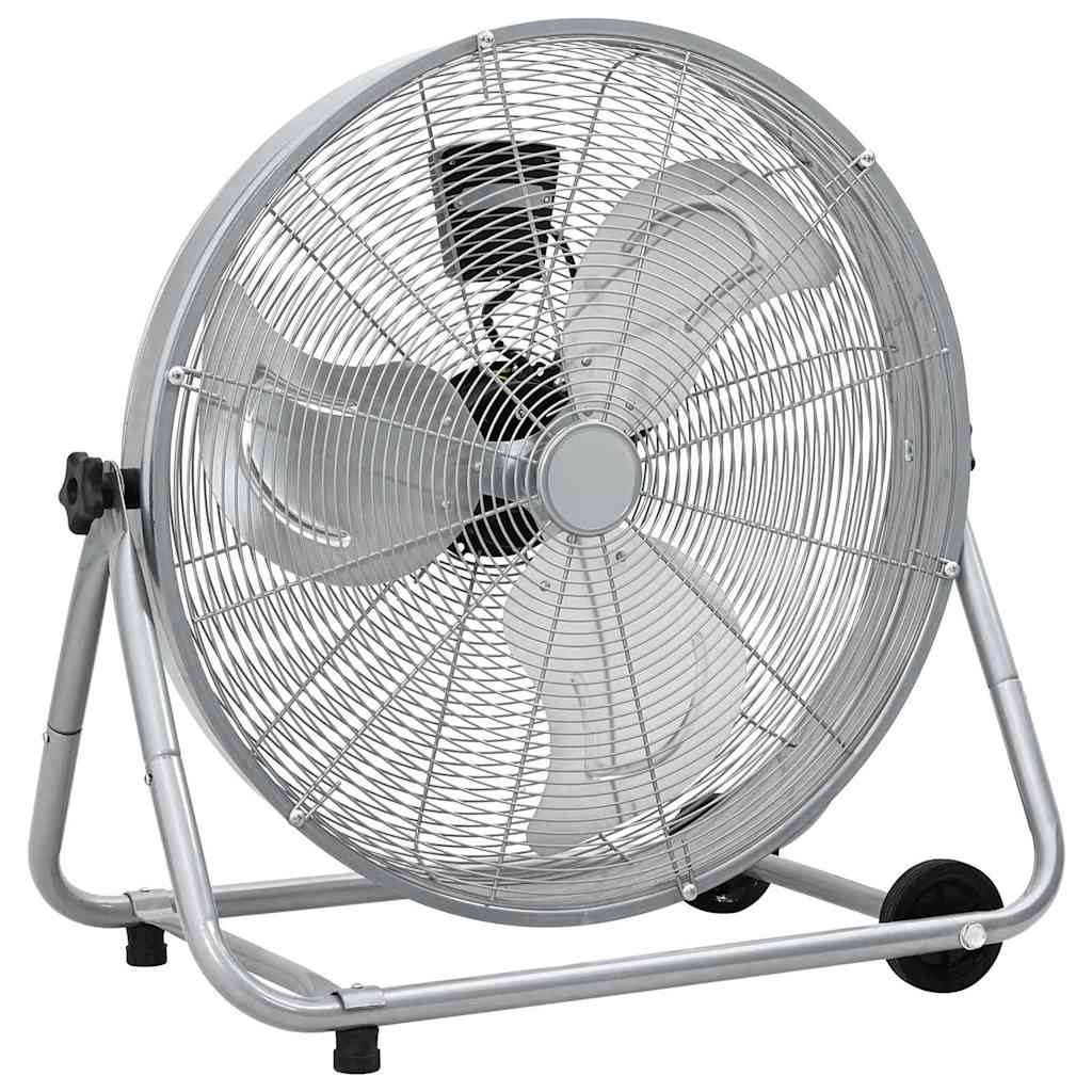 Bodenventilator 73 x 42 x 70 cm Trommelventilator mit Rad 73x42x70 cm Aluminium