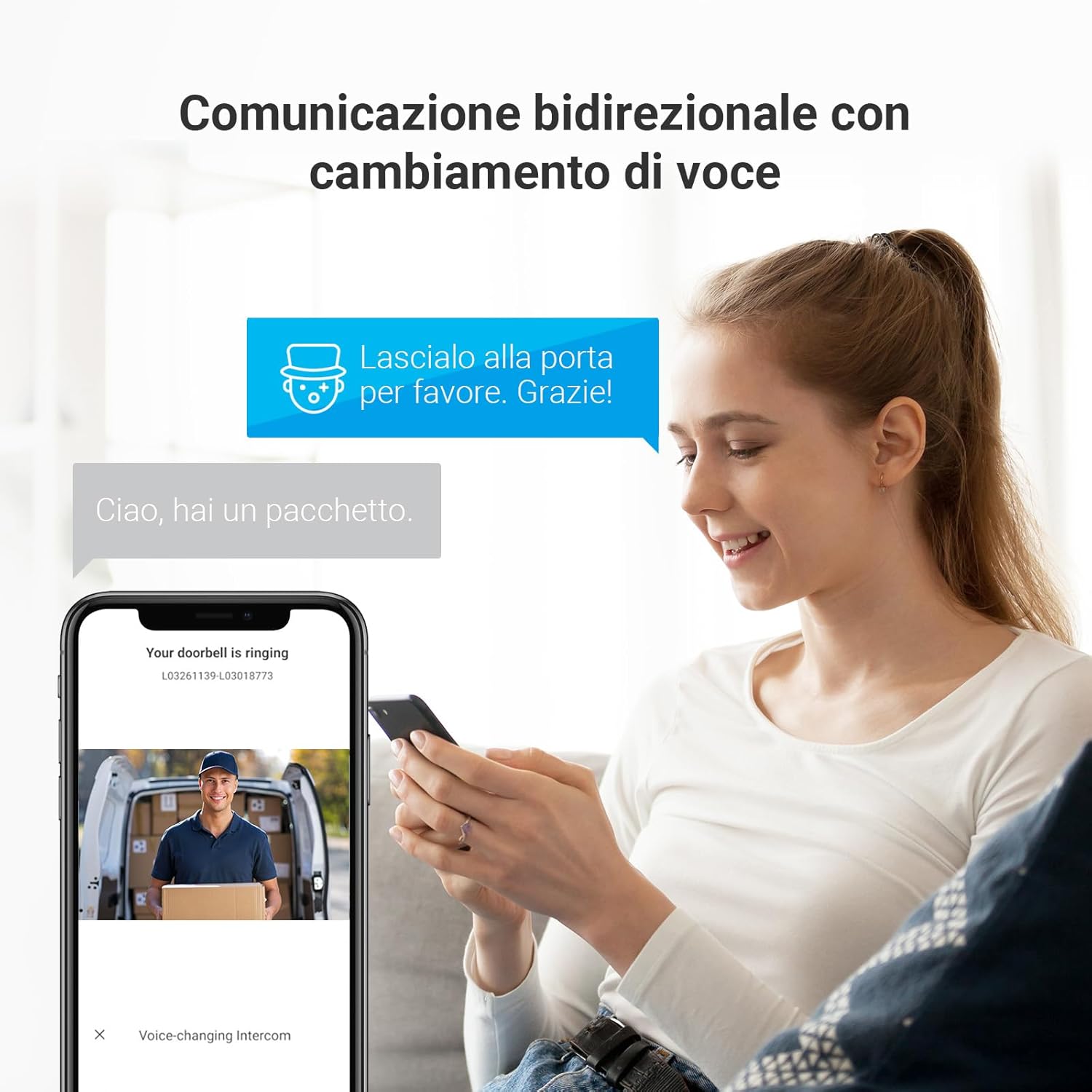 EZVIZ CP5 Videocitofono WiFi con Schermo Touch Screen a Colori da 7