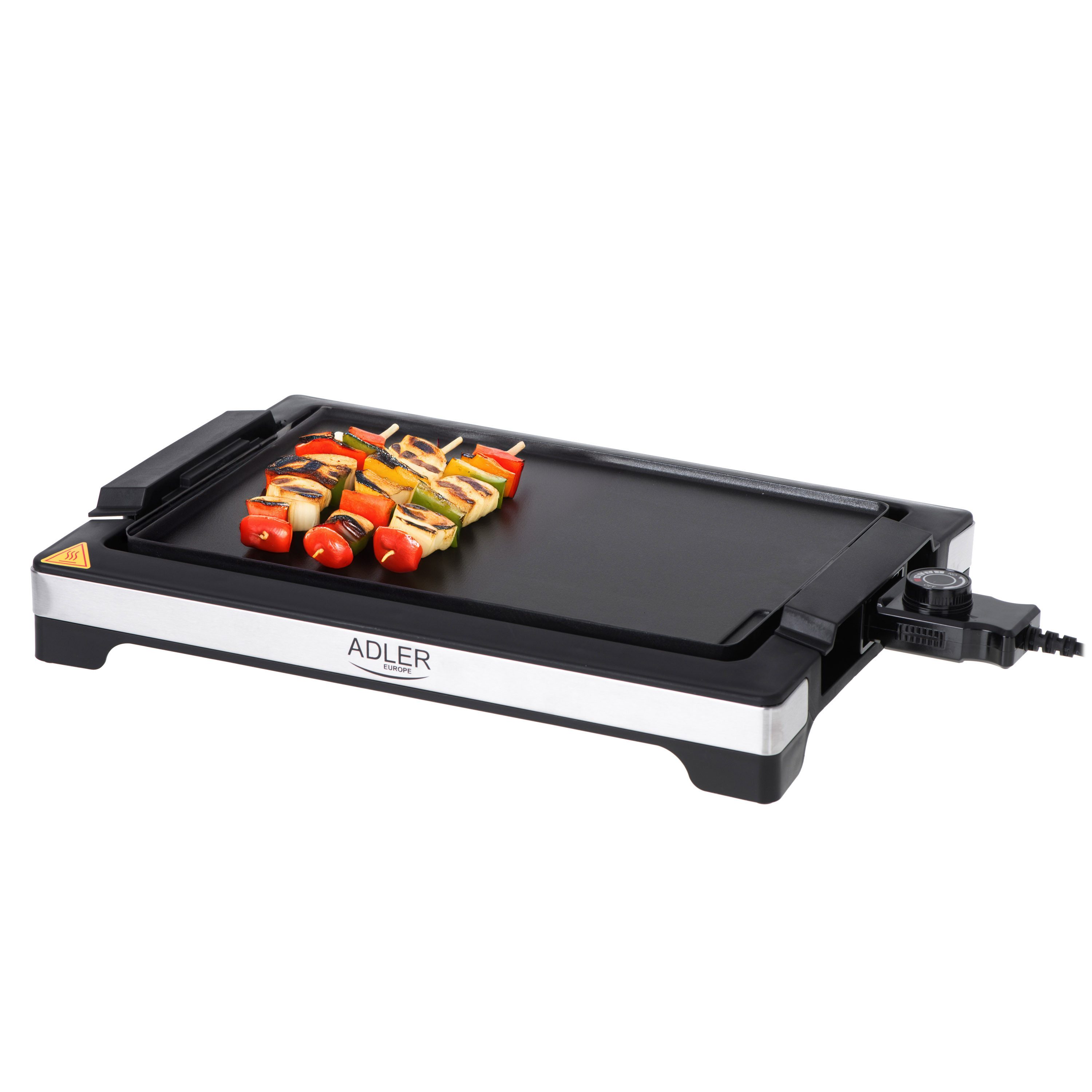Tischgrill Tischgrill Elektrogrill Grillplatte Party Grill Antihaft 300W Adler