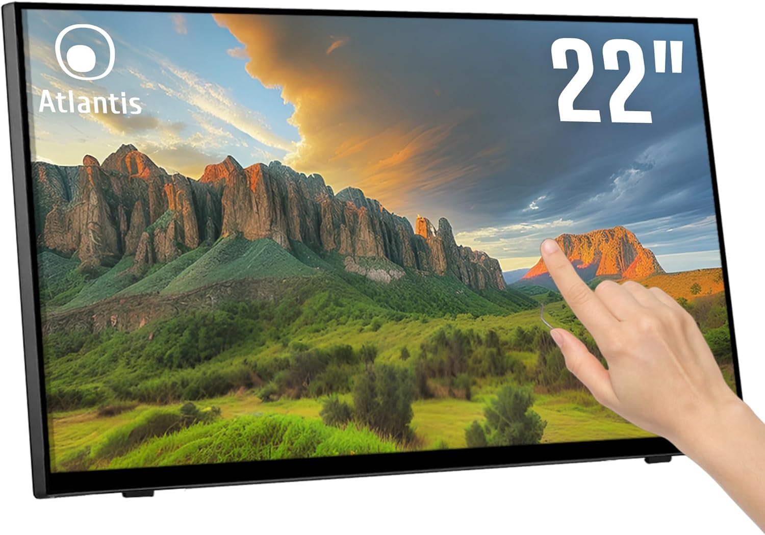 ATLANTIS A05-T22A-VHDM Monitor Touch 22 pollici, schermo 22