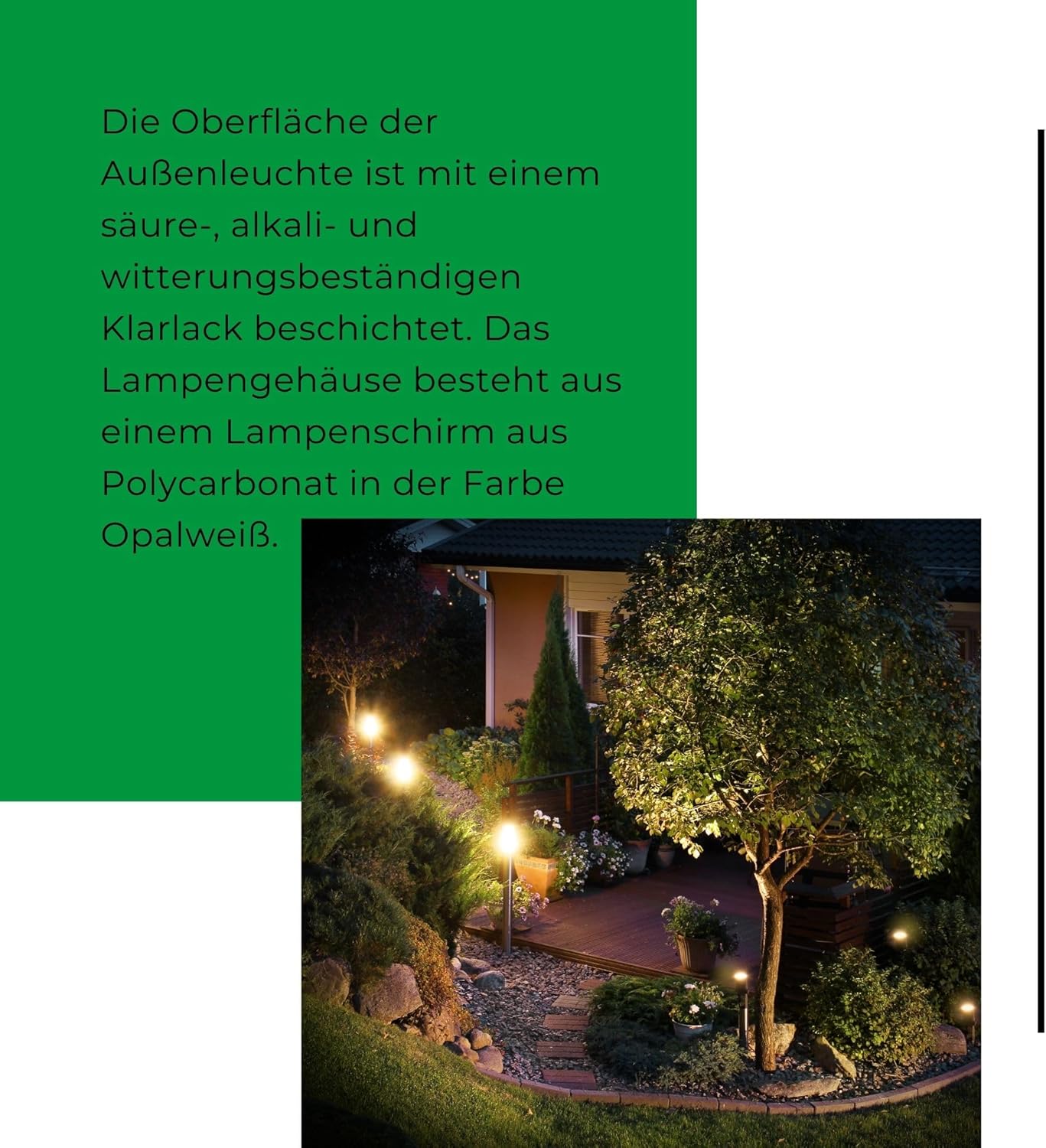 Novatool 4x Wegeleuchte I 110 cm I mit Bewegungsmelder I mit Erdspieß I Edelstahl I IP44 I E27 Sockel I Wegebeleuchtung aussen Aussenleuchten Garten Standleuchte Terassenleuchte Gartenleuchte