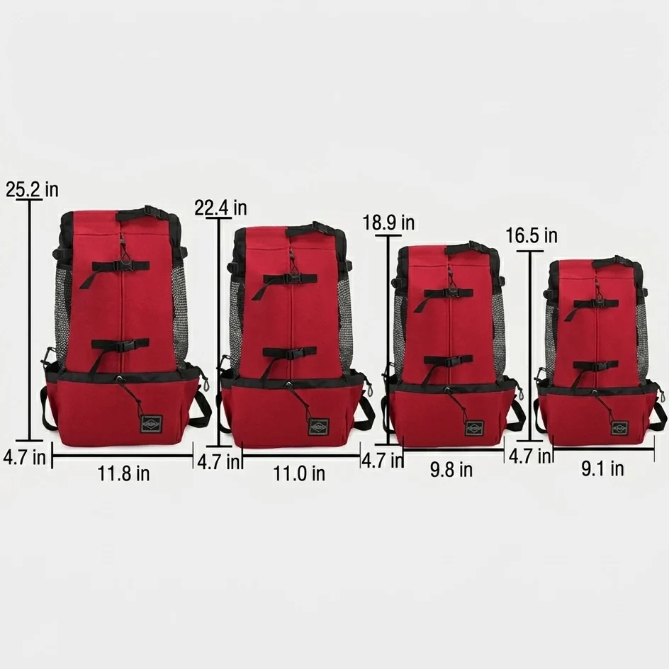 Dog Backpack Carrier �C Ergonomic & Breathable with Built-In Safety Harness