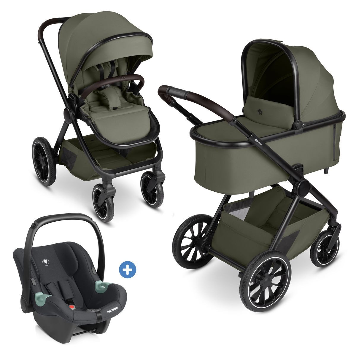 Kombi-Kinderwagen ABC Design S Three - Wheat