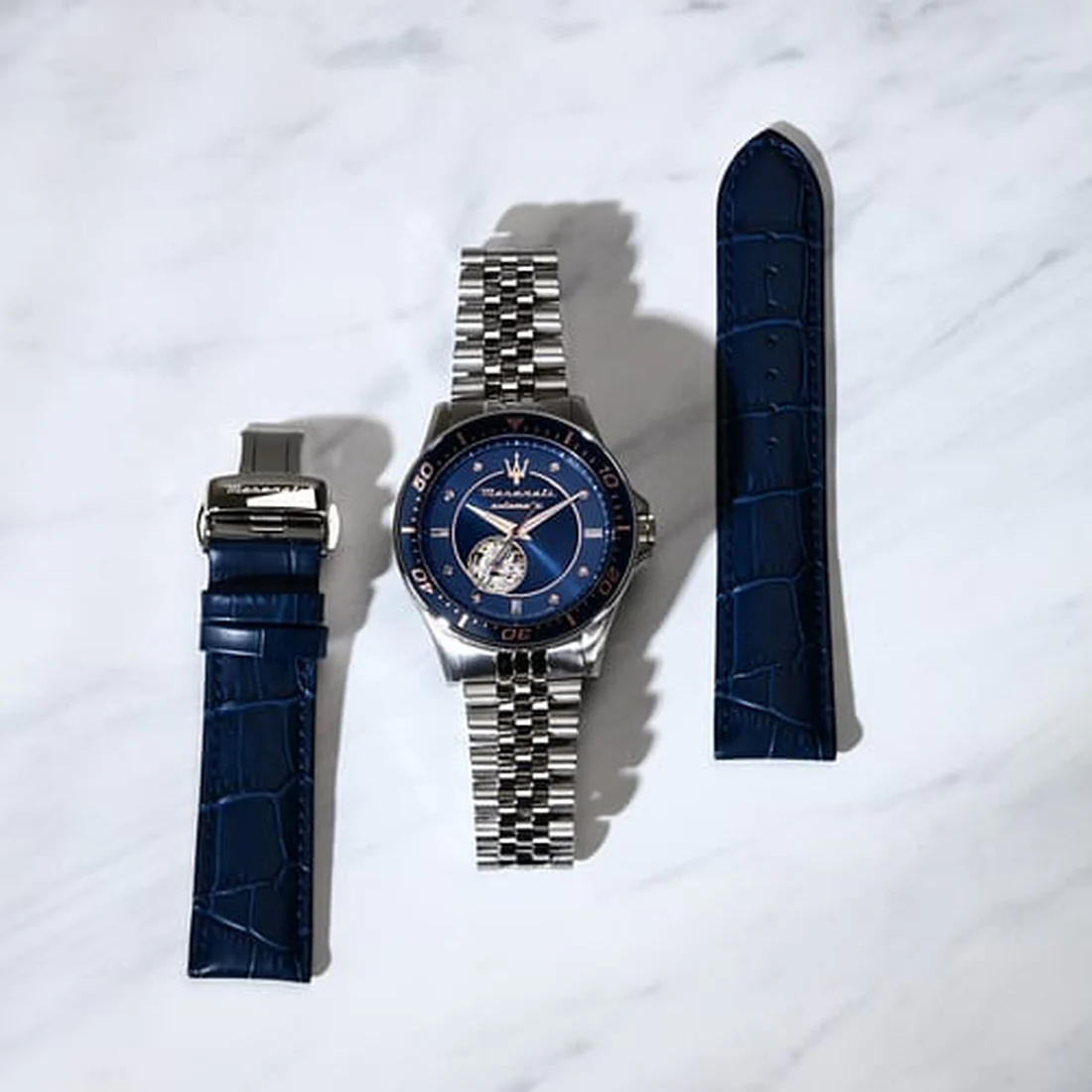 Orologio Maserati Sfida Skeleton Special Pack in acciaio R8823140013