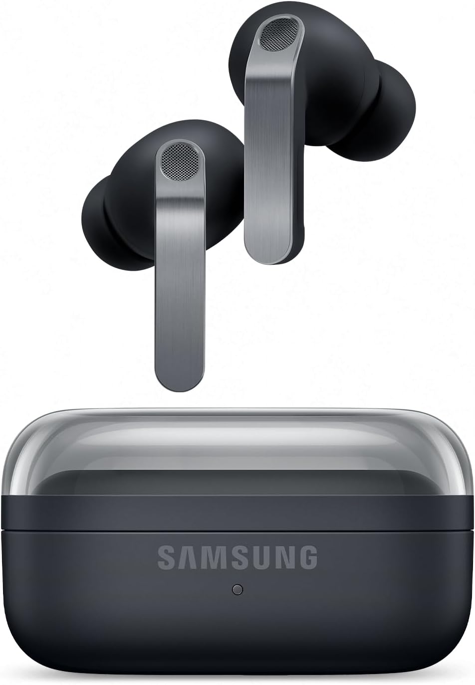 Samsung Galaxy Buds4 Pro, Kabellose Hi-Fi Bluetooth-Kopfhörer, 2-Wege-Lautsprecher, Geräuschunterdrückung per Adaptive Noise Cancelling, In-Ear-Ohrhörer, 360 Audio, AI Agent mit Sprachsteuerung, Black