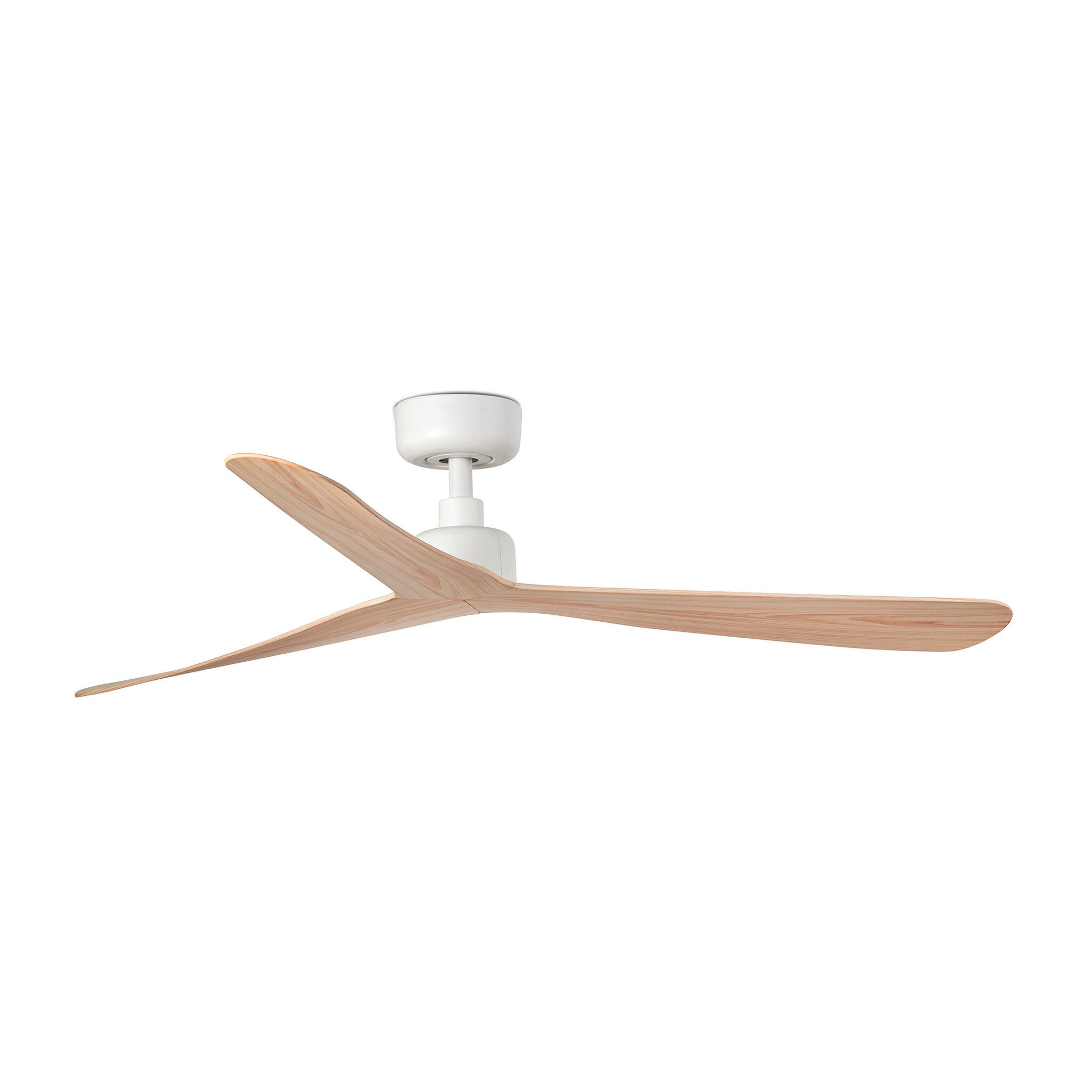 Deckenventilator DC Deckenventilator Rocker Weiß-Esche 132 cm