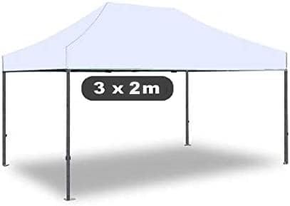 Folding Gazebo with Accordion Waterproof 3 x 2 m - Model Mini-Ignys ***** Available White or Green ***** (Code 5803/5802)