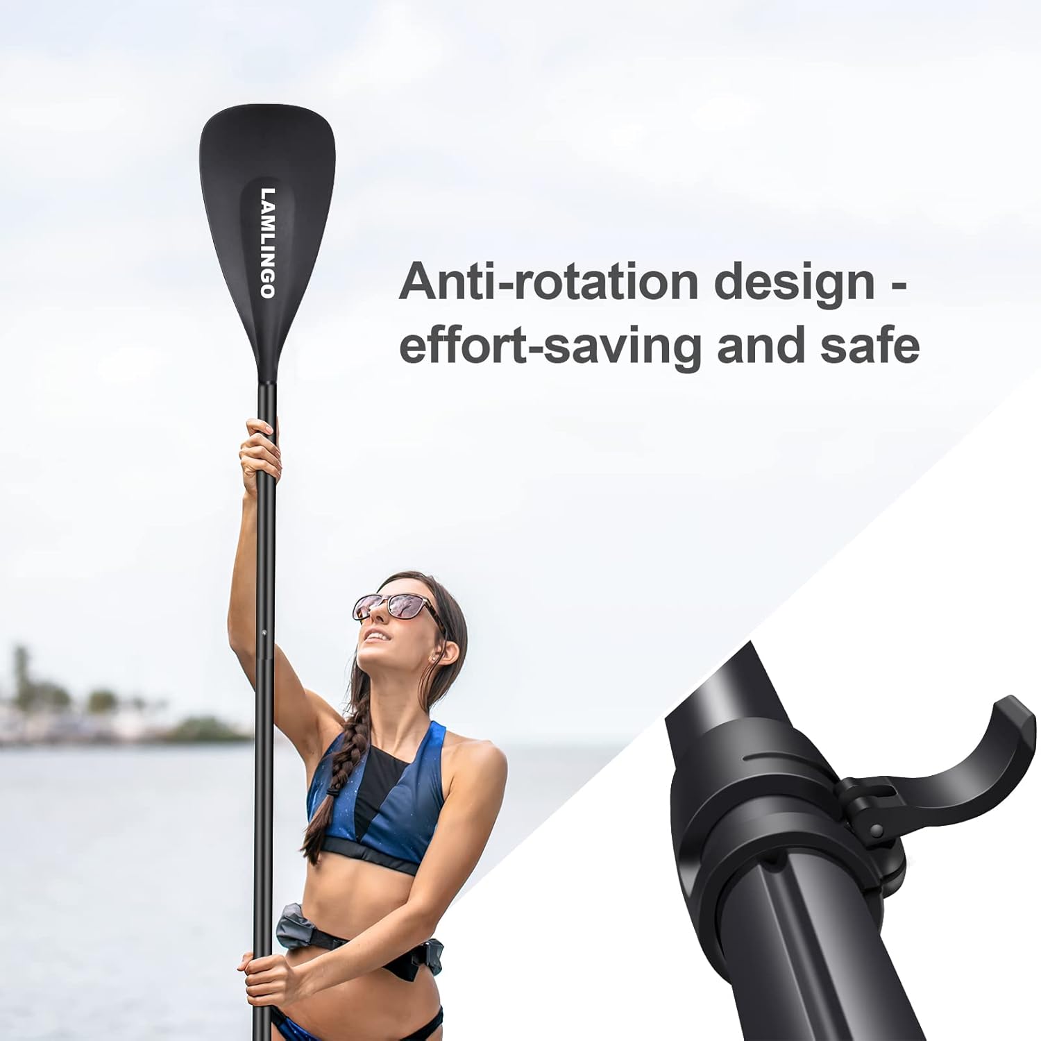 Rolimate Tavola da SUP 320×82×16cm SUP Gonfiabile, capacità di Carico di 200kg, Stand Up Paddle Board, ISUP Tavola da Surf con Pompa ad Aria, Pagaia Regolabile, Linea Sicurezza