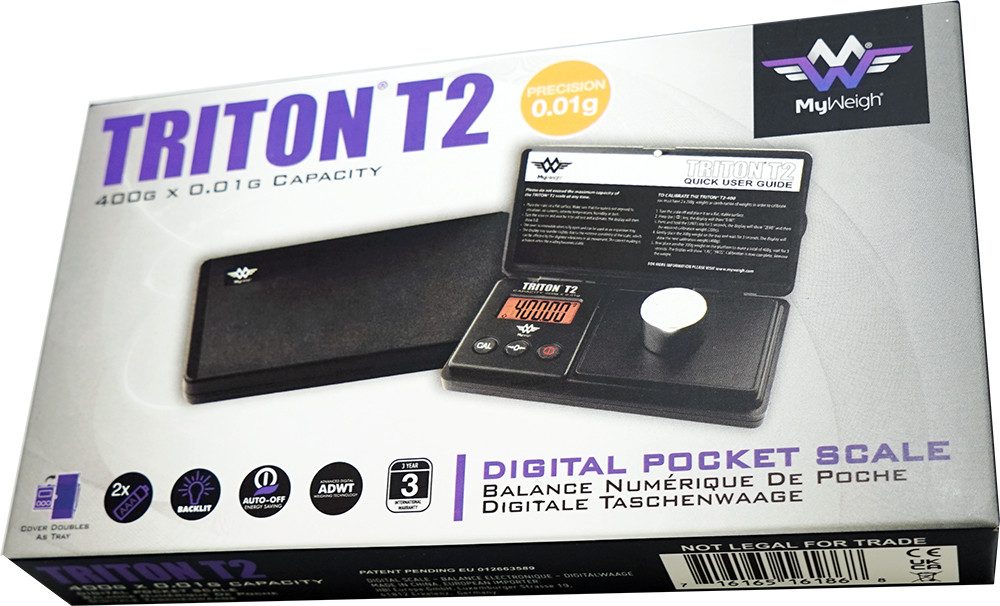 Taschenwaage Digitale Feinwaage T2-400, 400 g / 0,01 g, Taschenwaage