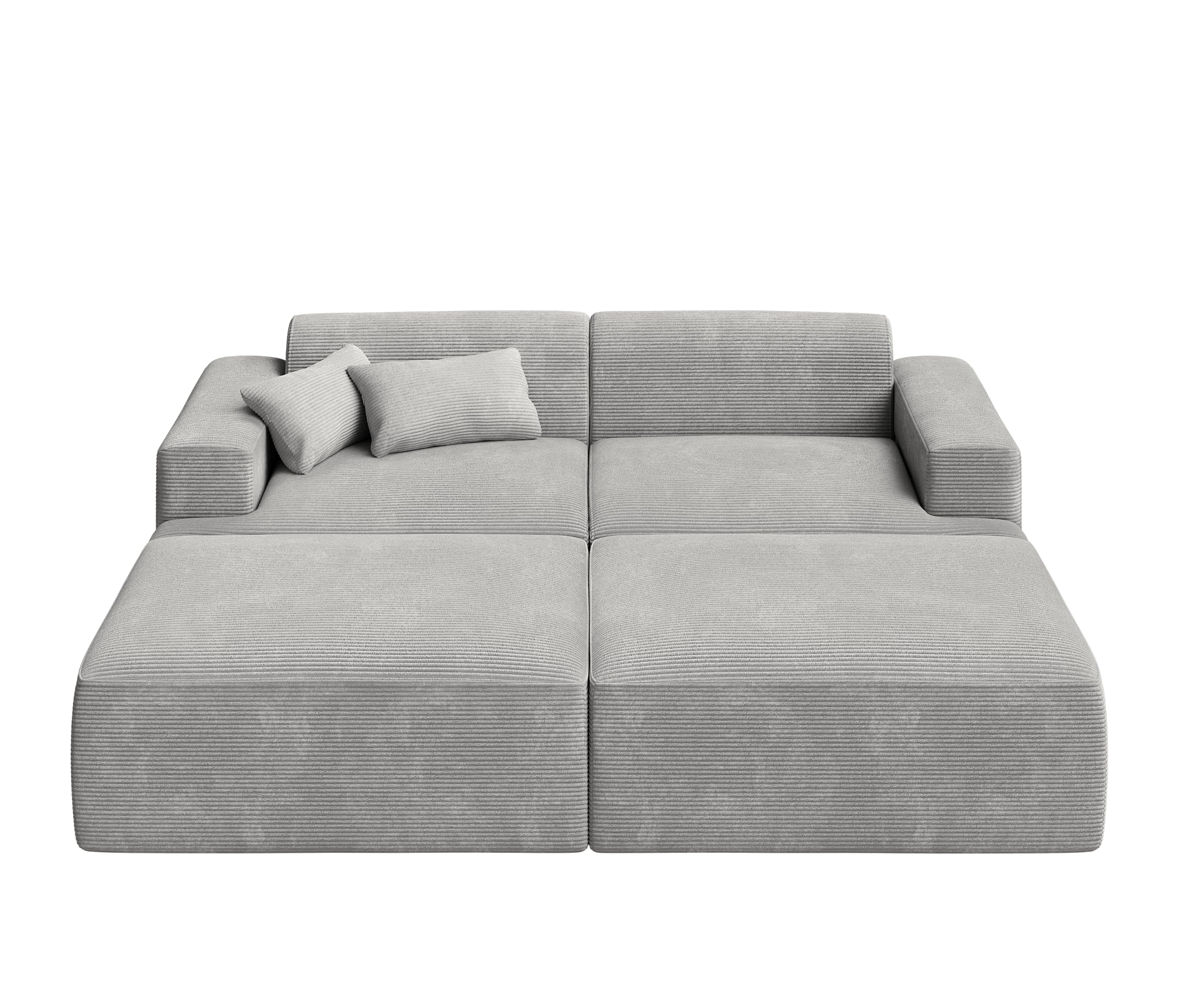 skølm Freki Cloud Couch Cordsofa mit Kissen